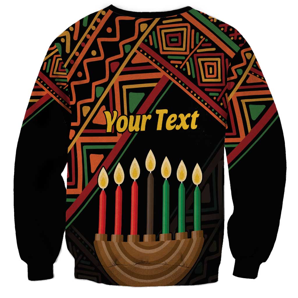 Personalized African Happy Kwanzaa Sweatshirt - Wonder Print Shop