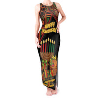 Personalized African Happy Kwanzaa Tank Maxi Dress - Wonder Print Shop
