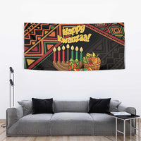 Personalized African Happy Kwanzaa Tapestry - Wonder Print Shop