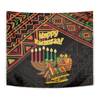 Personalized African Happy Kwanzaa Tapestry - Wonder Print Shop