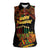 Personalized African Happy Kwanzaa Women Sleeveless Polo Shirt - Wonder Print Shop