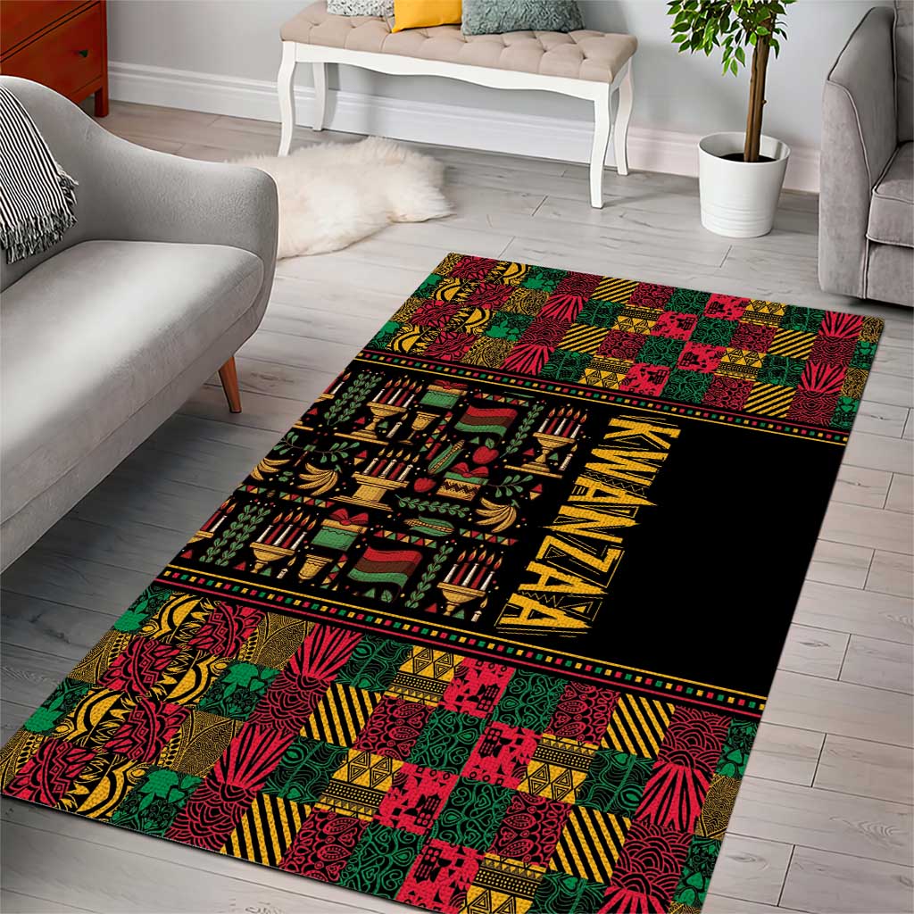 Kwanzaa African Pattern Area Rug - Wonder Print Shop