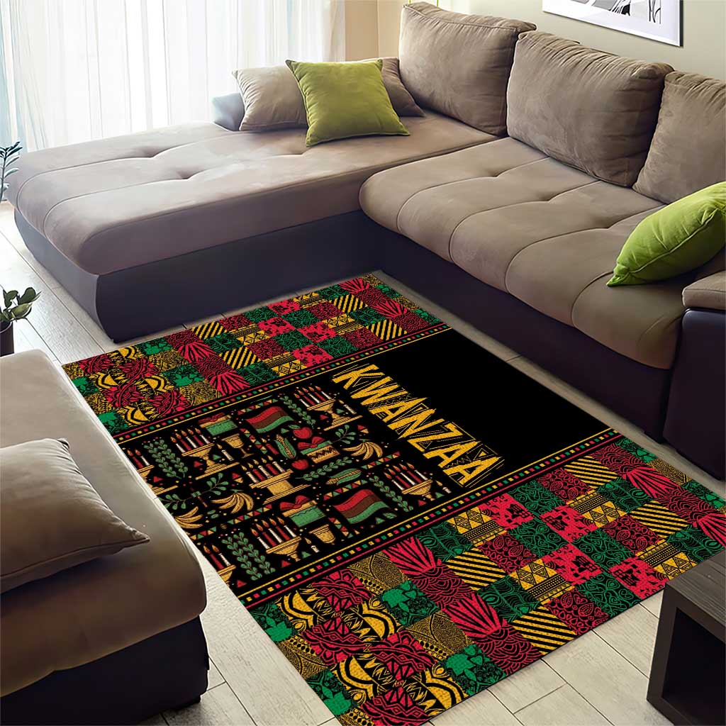 Kwanzaa African Pattern Area Rug - Wonder Print Shop