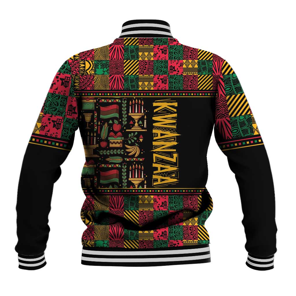 Kwanzaa African Pattern Baseball Jacket - Wonder Print Shop