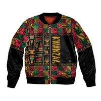Kwanzaa African Pattern Bomber Jacket - Wonder Print Shop