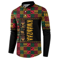 Kwanzaa African Pattern Button Sweatshirt - Wonder Print Shop