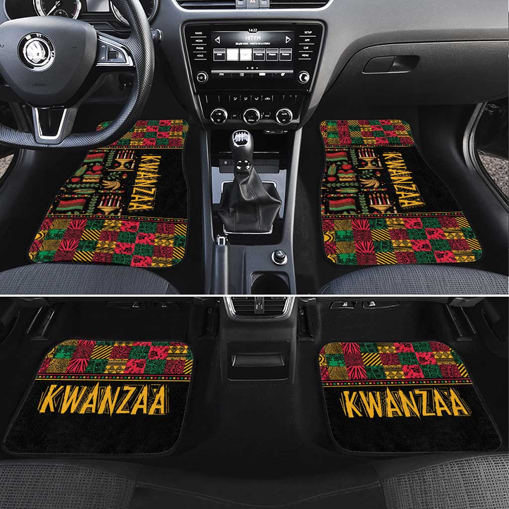 Kwanzaa African Pattern Car Mats - Wonder Print Shop