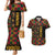Kwanzaa African Pattern Couples Matching Mermaid Dress and Hawaiian Shirt - Wonder Print Shop