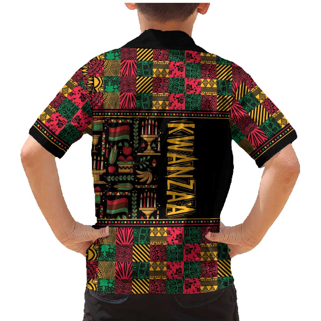 Kwanzaa African Pattern Family Matching Mermaid Dress and Hawaiian Shirt - Wonder Print Shop