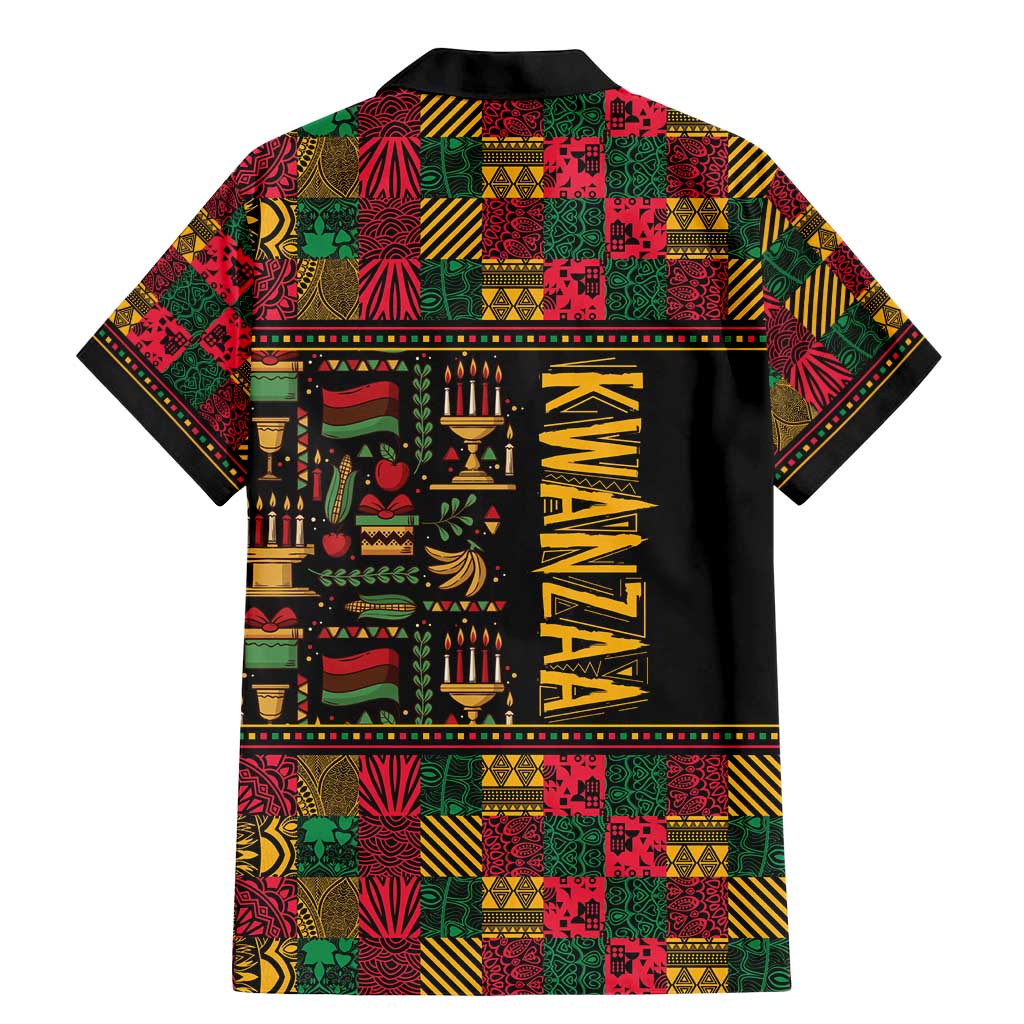 Kwanzaa African Pattern Family Matching Mermaid Dress and Hawaiian Shirt - Wonder Print Shop