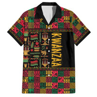 Kwanzaa African Pattern Family Matching Off The Shoulder Long Sleeve Dress and Hawaiian Shirt - Wonder Print Shop
