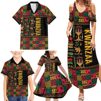 Kwanzaa African Pattern Family Matching Summer Maxi Dress and Hawaiian Shirt - Wonder Print Shop