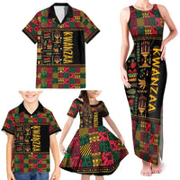 Kwanzaa African Pattern Family Matching Tank Maxi Dress and Hawaiian Shirt - Wonder Print Shop