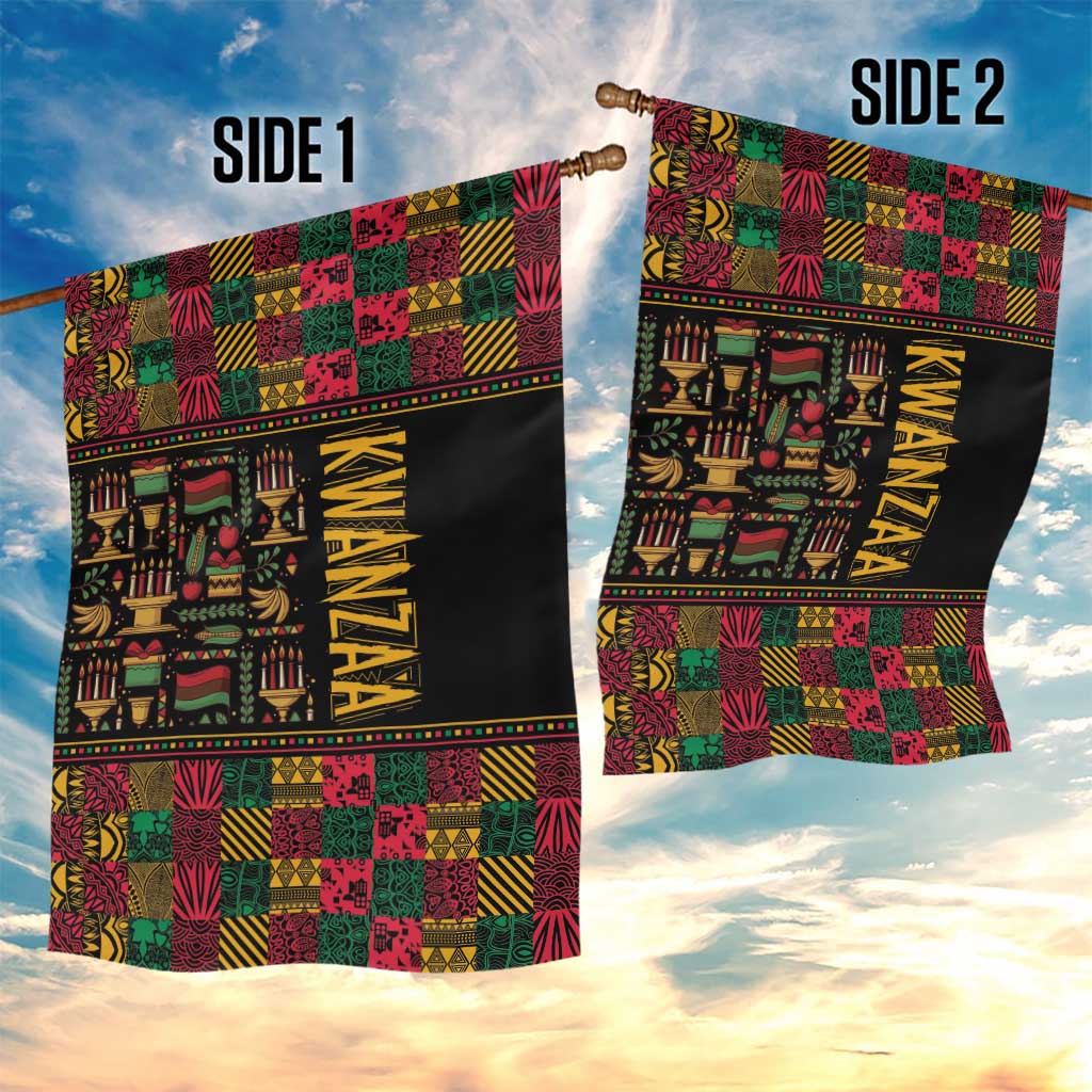 Kwanzaa African Pattern Garden Flag - Wonder Print Shop