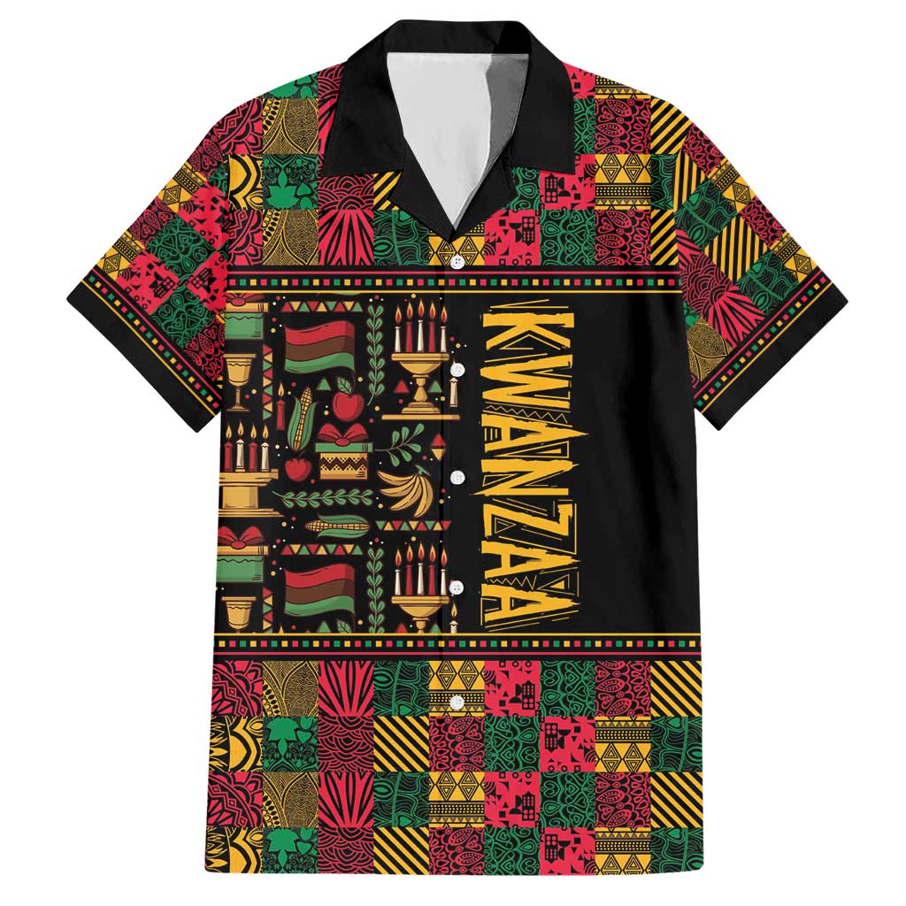 Kwanzaa African Pattern Hawaiian Shirt - Wonder Print Shop