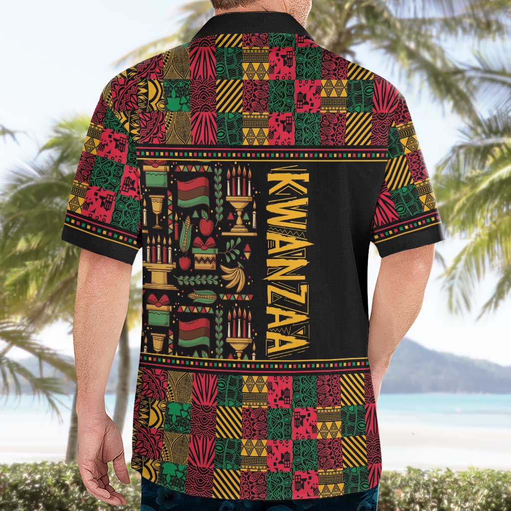 Kwanzaa African Pattern Hawaiian Shirt - Wonder Print Shop