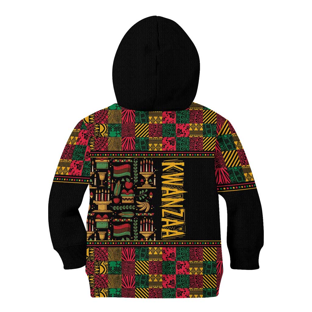 Kwanzaa African Pattern Kid Hoodie - Wonder Print Shop