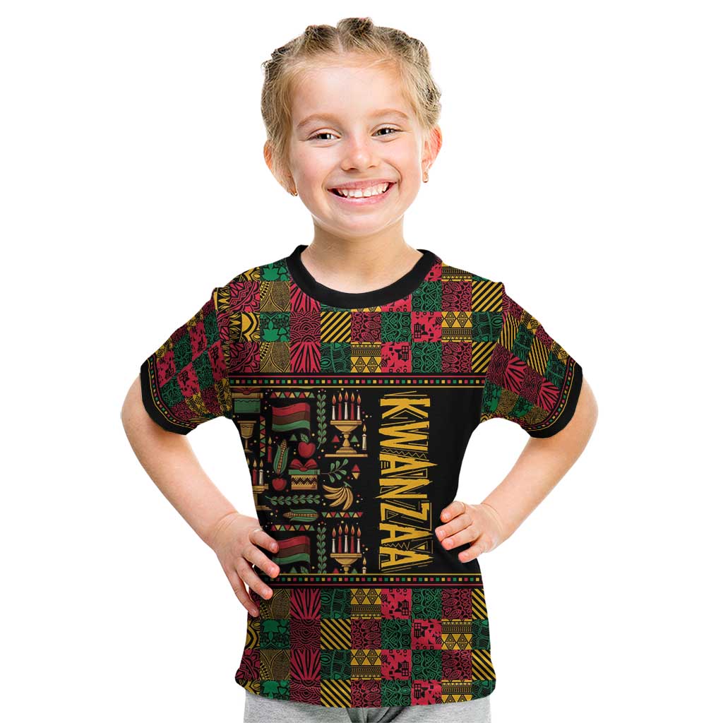 Kwanzaa African Pattern Kid T Shirt - Wonder Print Shop