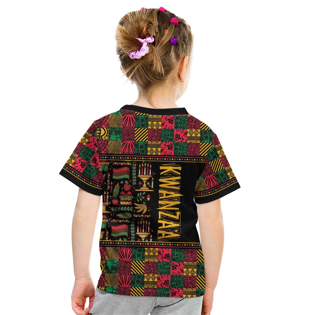 Kwanzaa African Pattern Kid T Shirt - Wonder Print Shop