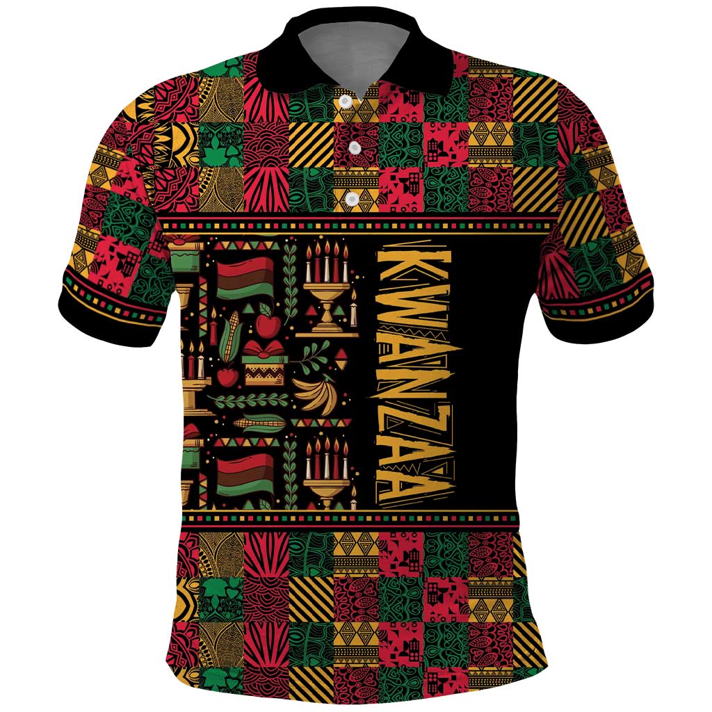 Kwanzaa African Pattern Polo Shirt - Wonder Print Shop