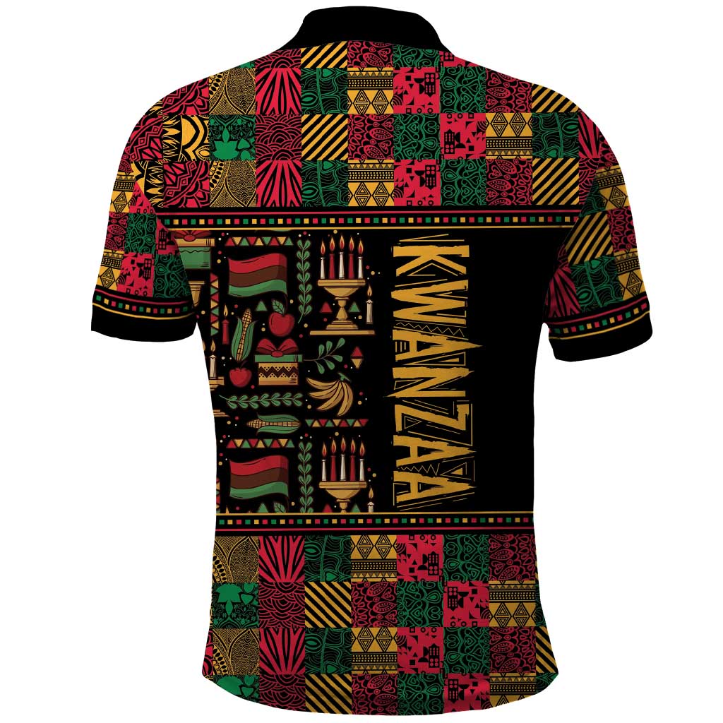 Kwanzaa African Pattern Polo Shirt - Wonder Print Shop