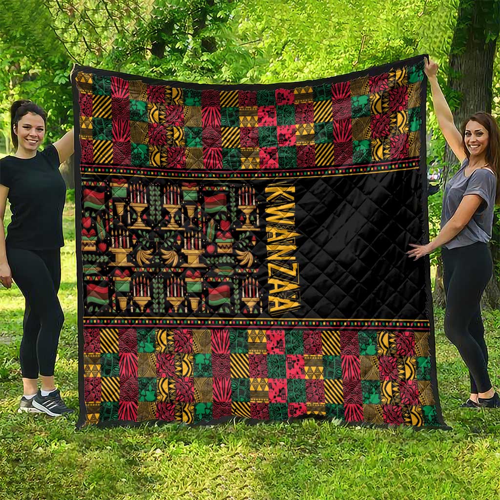Kwanzaa African Pattern Quilt - Wonder Print Shop