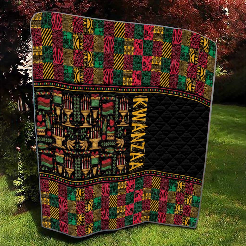 Kwanzaa African Pattern Quilt - Wonder Print Shop