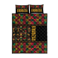 Kwanzaa African Pattern Quilt Bed Set - Wonder Print Shop