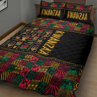 Kwanzaa African Pattern Quilt Bed Set - Wonder Print Shop
