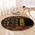 Kwanzaa African Pattern Round Carpet