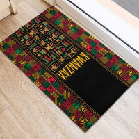 Kwanzaa African Pattern Rubber Doormat - Wonder Print Shop