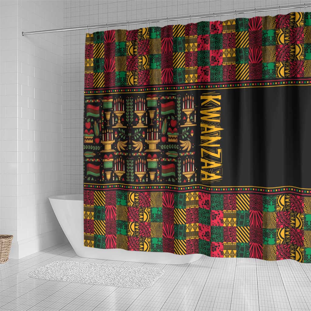 Kwanzaa African Pattern Shower Curtain
