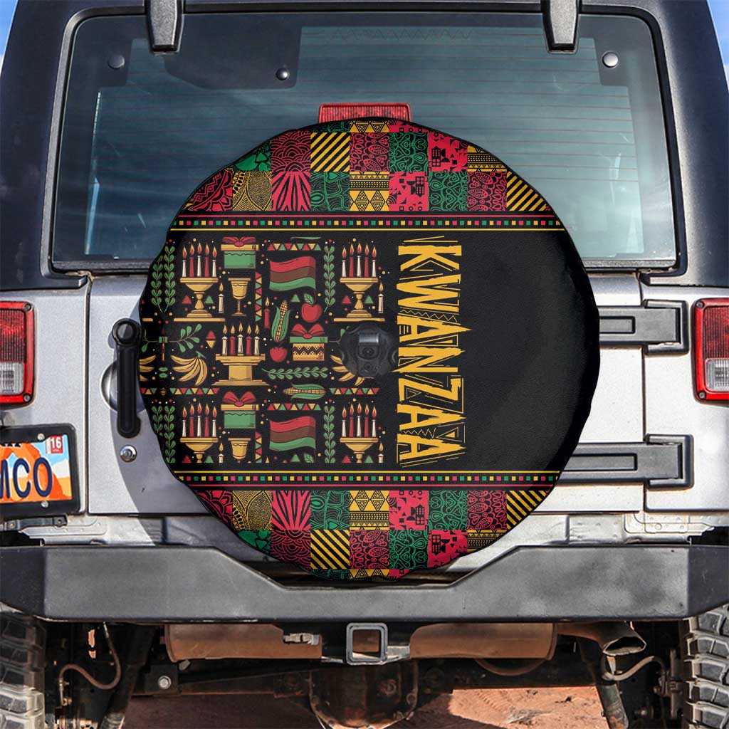 Kwanzaa African Pattern Spare Tire Cover - Wonder Print Shop