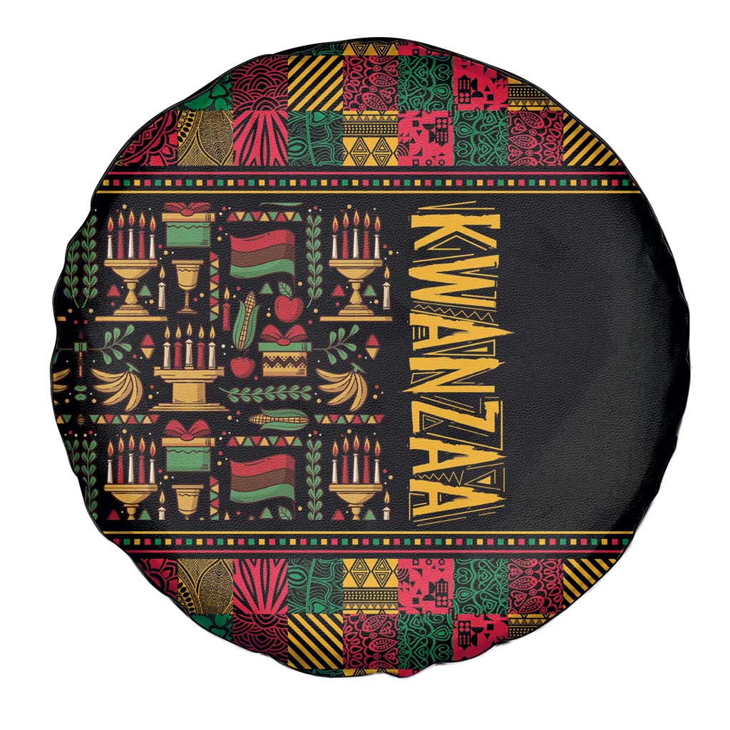 Kwanzaa African Pattern Spare Tire Cover - Wonder Print Shop