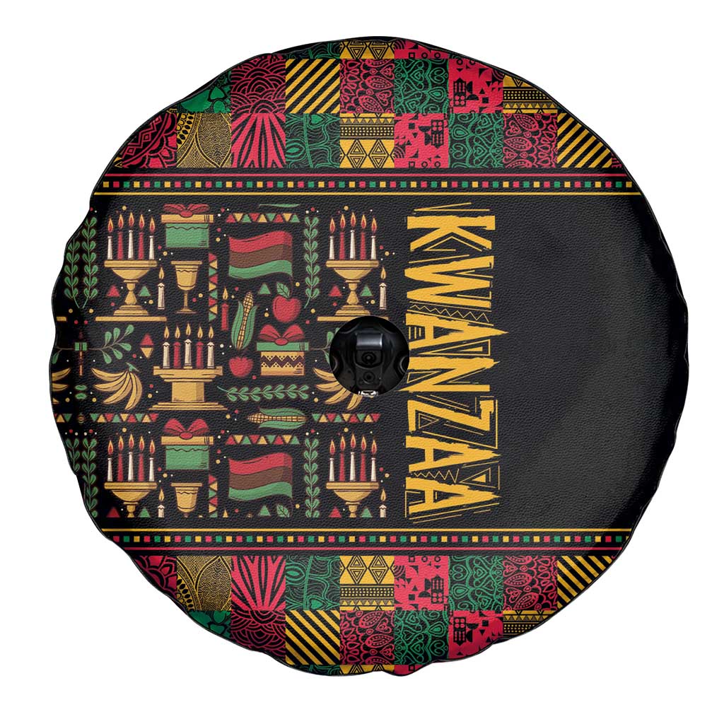 Kwanzaa African Pattern Spare Tire Cover - Wonder Print Shop