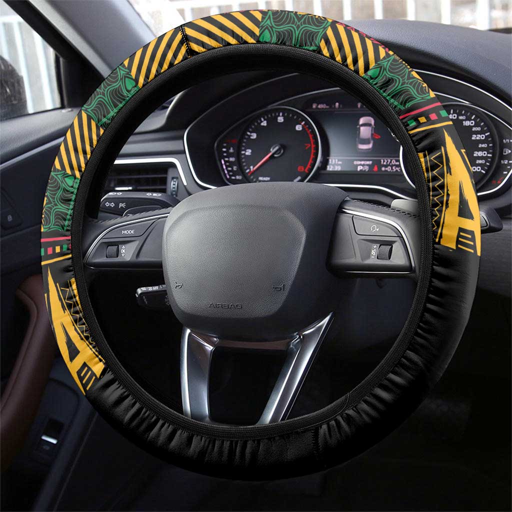 Kwanzaa African Pattern Steering Wheel Cover - Wonder Print Shop