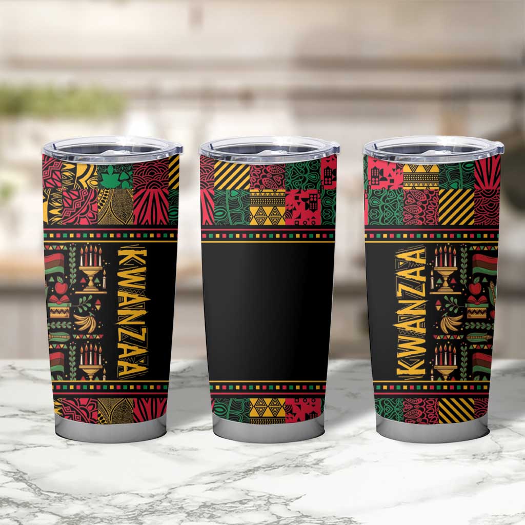Kwanzaa African Pattern Tumbler Cup - Wonder Print Shop