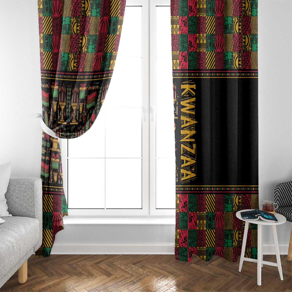 Kwanzaa African Pattern Window Curtain - Wonder Print Shop