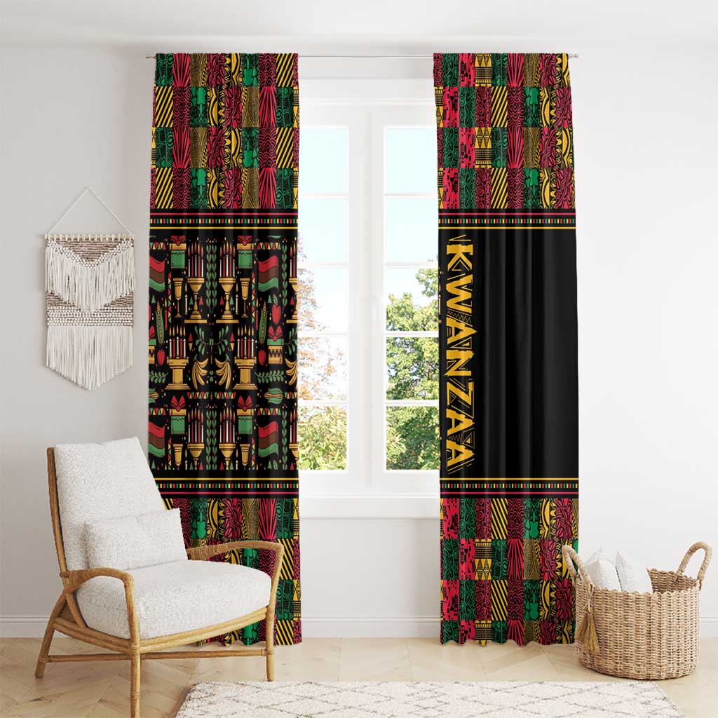 Kwanzaa African Pattern Window Curtain - Wonder Print Shop
