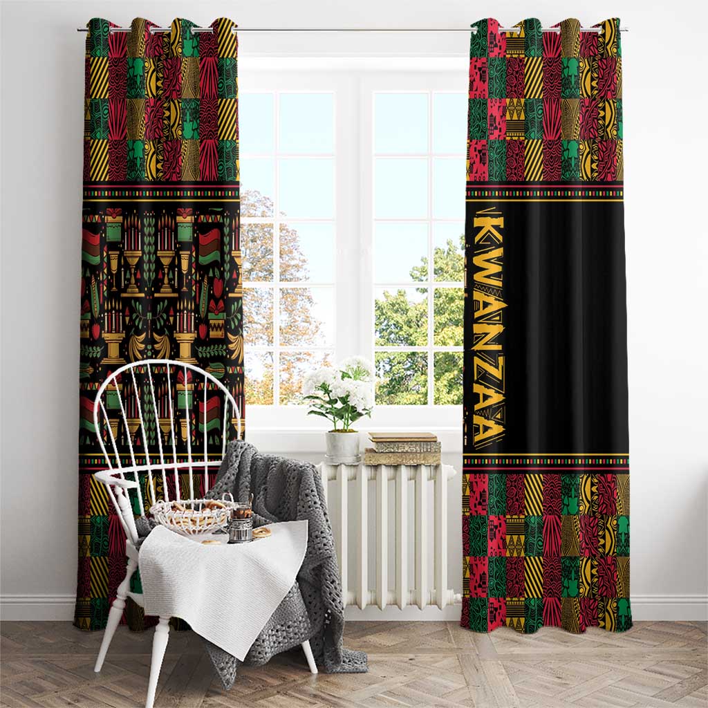Kwanzaa African Pattern Window Curtain - Wonder Print Shop