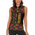 Kwanzaa African Pattern Women Sleeveless Polo Shirt - Wonder Print Shop