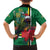 Dominica Christmas Coquette Bow Family Matching Off Shoulder Maxi Dress and Hawaiian Shirt Sisserou Parrot Tropical Flower - Wonder Print Shop