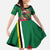 Dominica Christmas Coquette Bow Family Matching Off Shoulder Maxi Dress and Hawaiian Shirt Sisserou Parrot Tropical Flower - Wonder Print Shop