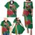 Dominica Christmas Coquette Bow Family Matching Puletasi and Hawaiian Shirt Sisserou Parrot Tropical Flower - Wonder Print Shop