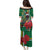 Dominica Christmas Coquette Bow Family Matching Puletasi and Hawaiian Shirt Sisserou Parrot Tropical Flower - Wonder Print Shop