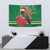 Dominica Christmas Coquette Bow Tapestry Sisserou Parrot Tropical Flower - Wonder Print Shop