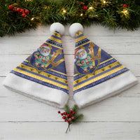 Barbados Christmas Santa Hat Bajan Map Santa Trident - Wonder Print Shop
