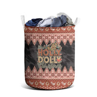 Howdy Christmas Laundry Basket Have a Holly Jolly Christmas - Wonder Print Shop