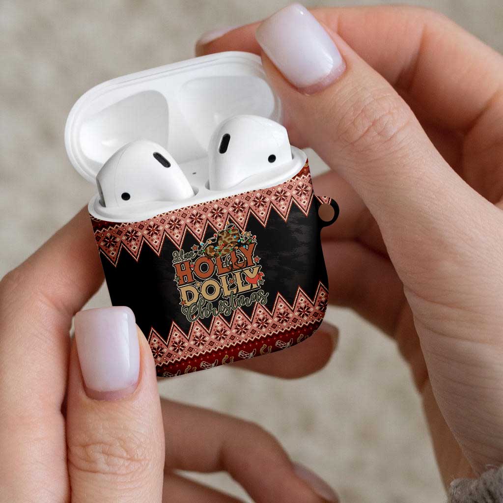 Howdy Christmas AirPods Case Have a Holly Jolly Christmas - Wonder Print Shop