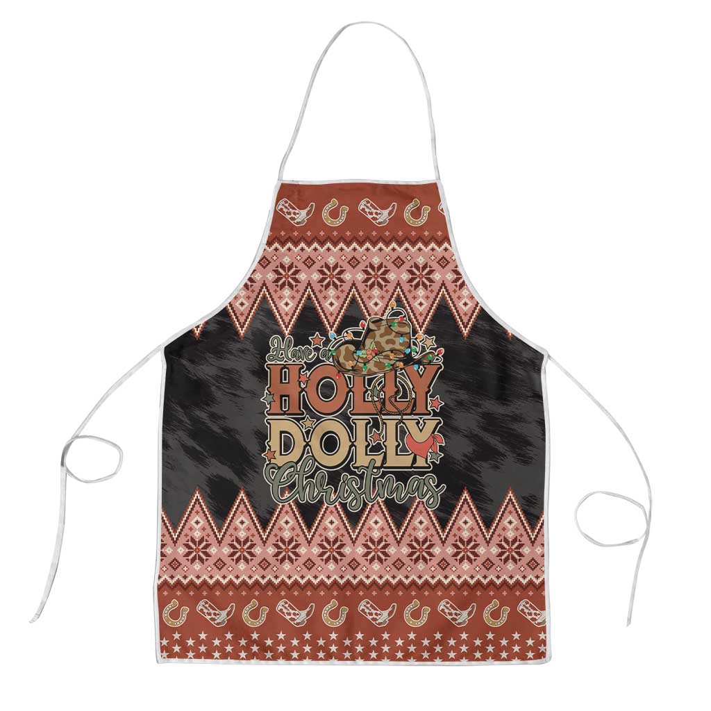 Howdy Christmas Apron Have a Holly Jolly Christmas - Wonder Print Shop